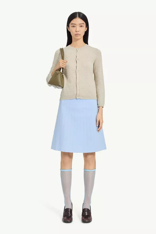 Textured Knit Cardigan - Cardigan