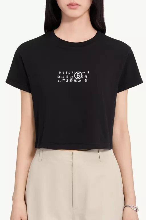 Flipped-print overdyed T-shirt - T-shirts