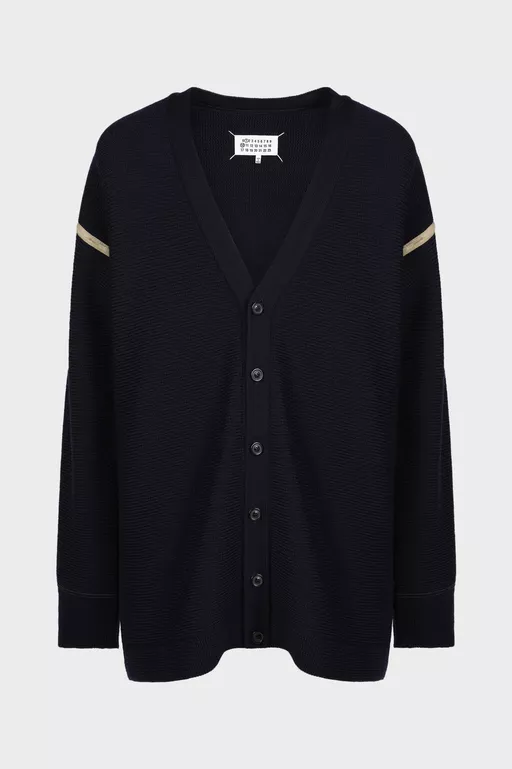 Cardigan avec coudi&egrave;res - Maille