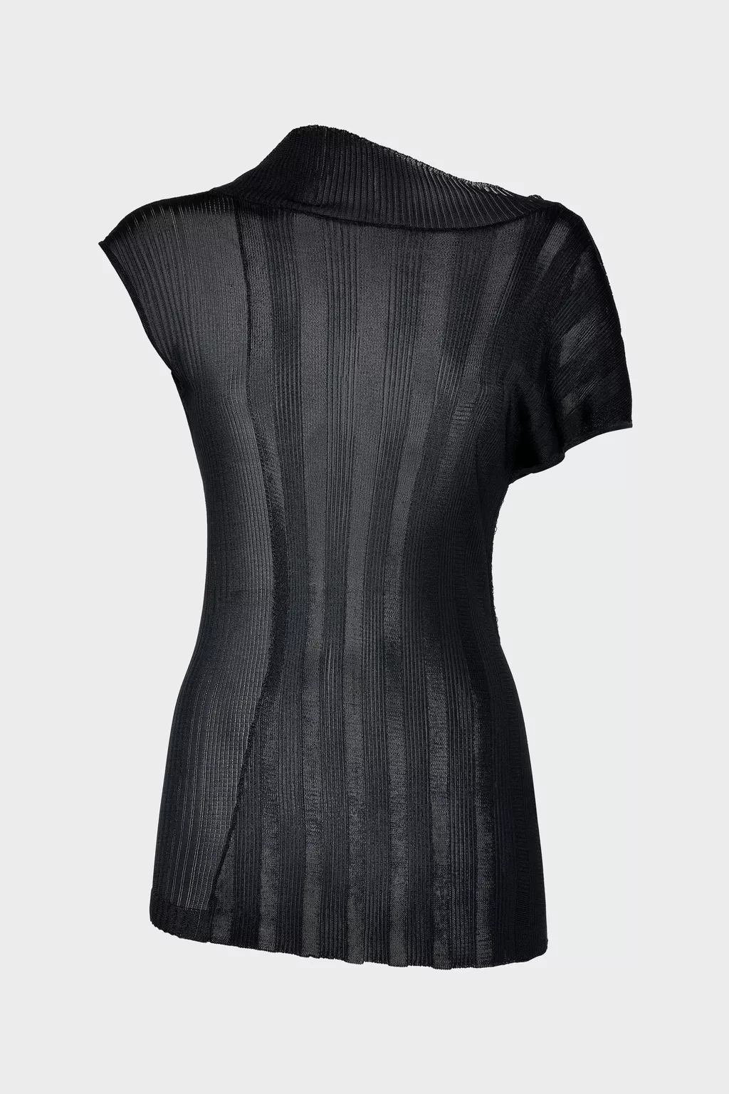 トップス Maison Margiela Navy Blue Fitted Knit Top | Maison Margiela Official