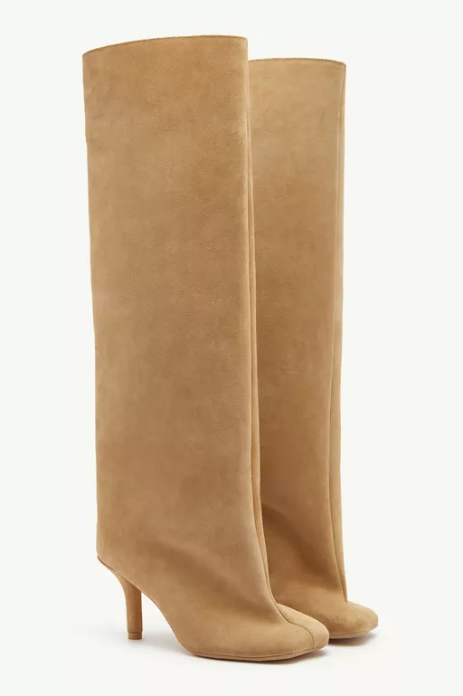 Anatomic Slip-on Suede Boots - Boots