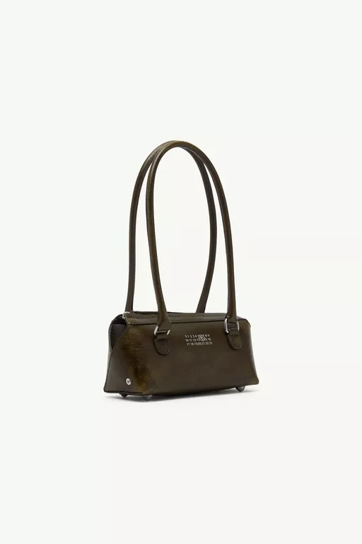 Bauletto Shoulder Bag Mini crackled leather - Shoulder Bags