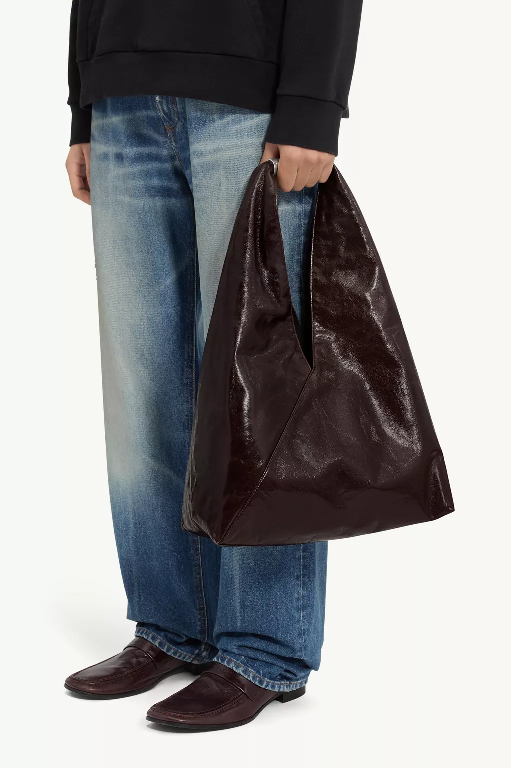 Brown Japanese Bag Jewel Handle Classic | MM6 Official