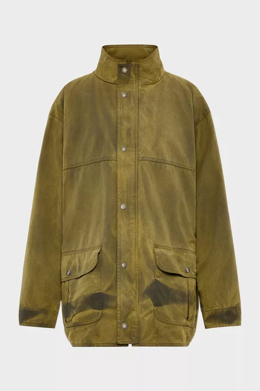Cotton Overshirt Jacket - Jackets