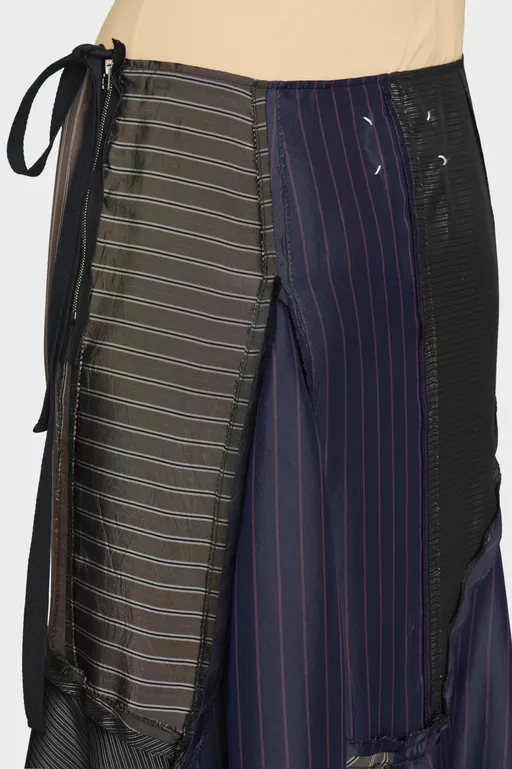 Patchwork Long Skirt - Long skirts