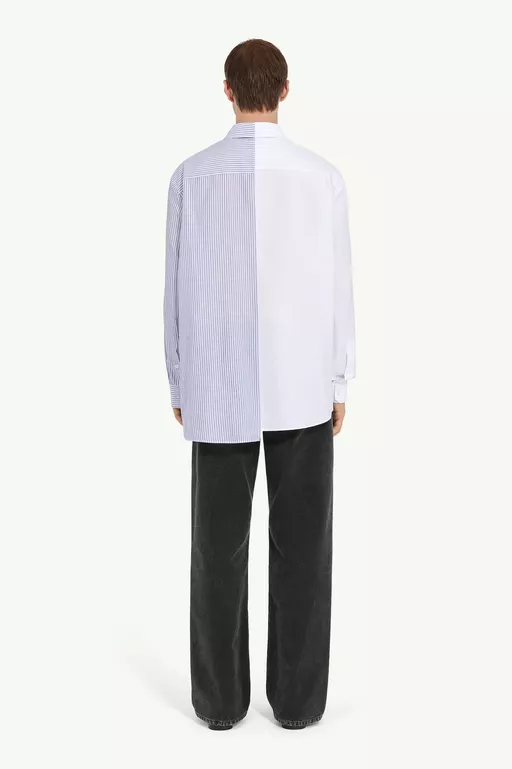 Numeric 어시메트릭 티셔츠 - 데님