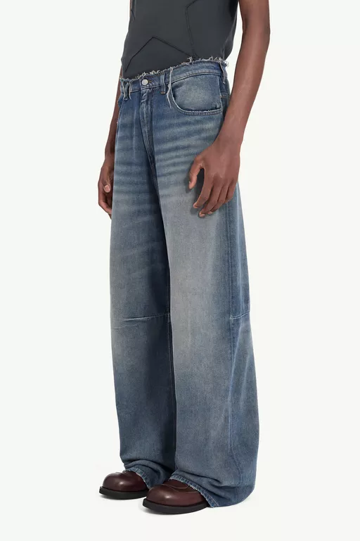 Jeans mit weitem Beinschnitt - Jeans