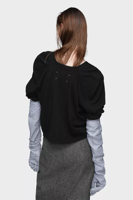 Wool v-neck cardigan - Cardigan