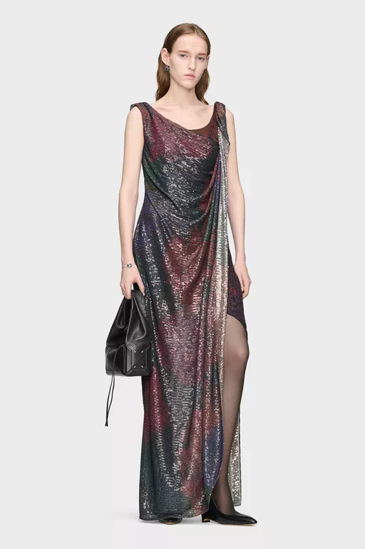 Sequined Maxi Dress - Maxi Dress