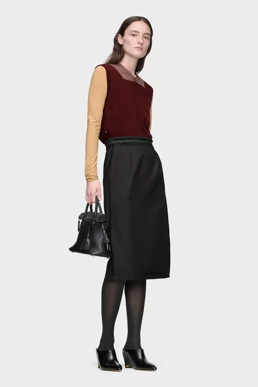 Two-Tone Virgin Wool Vest - Scarves