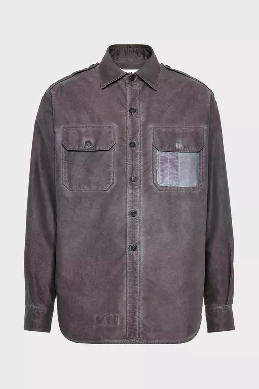 Double-Dyed Workwear Shirt - Long-sleeved Shirt