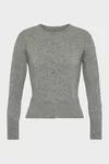 Grey - Wool cardigan