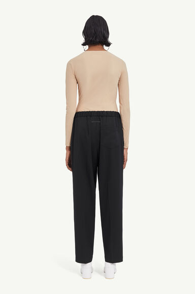 Drawstring tailored trousers - Pants - Image 6