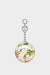 Ivory - Circle Mirror Keyring