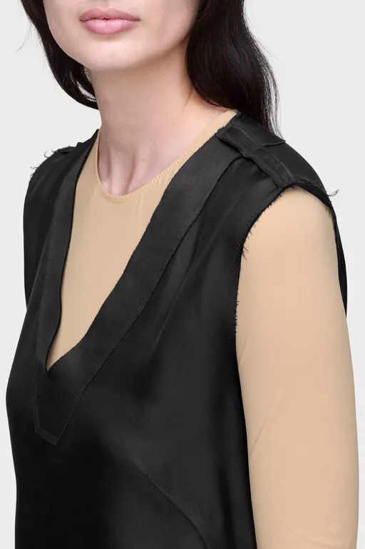 Silk Midi Dress - Midi Dress