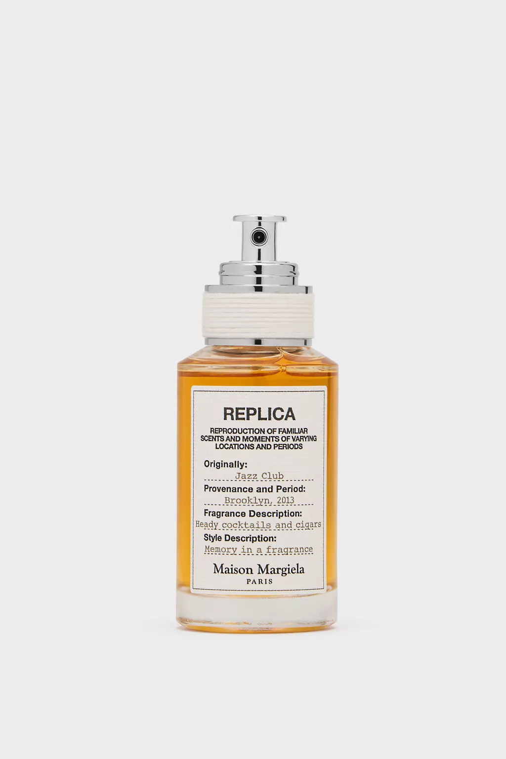 ジャズ クラブ オードトワレ「レプリカ」30ml ホワイト | Maison