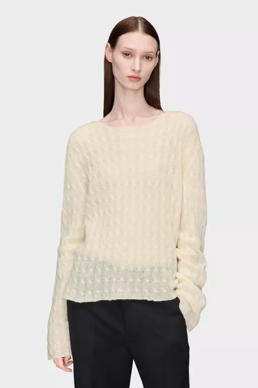Wool Cashmere Crewneck - Knitwear