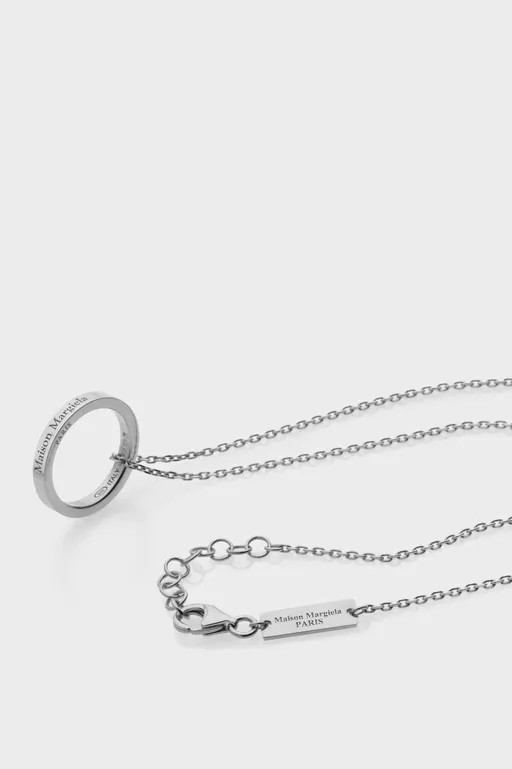 Halskette mit Logo-Ringanh&auml;nger - Halsketten