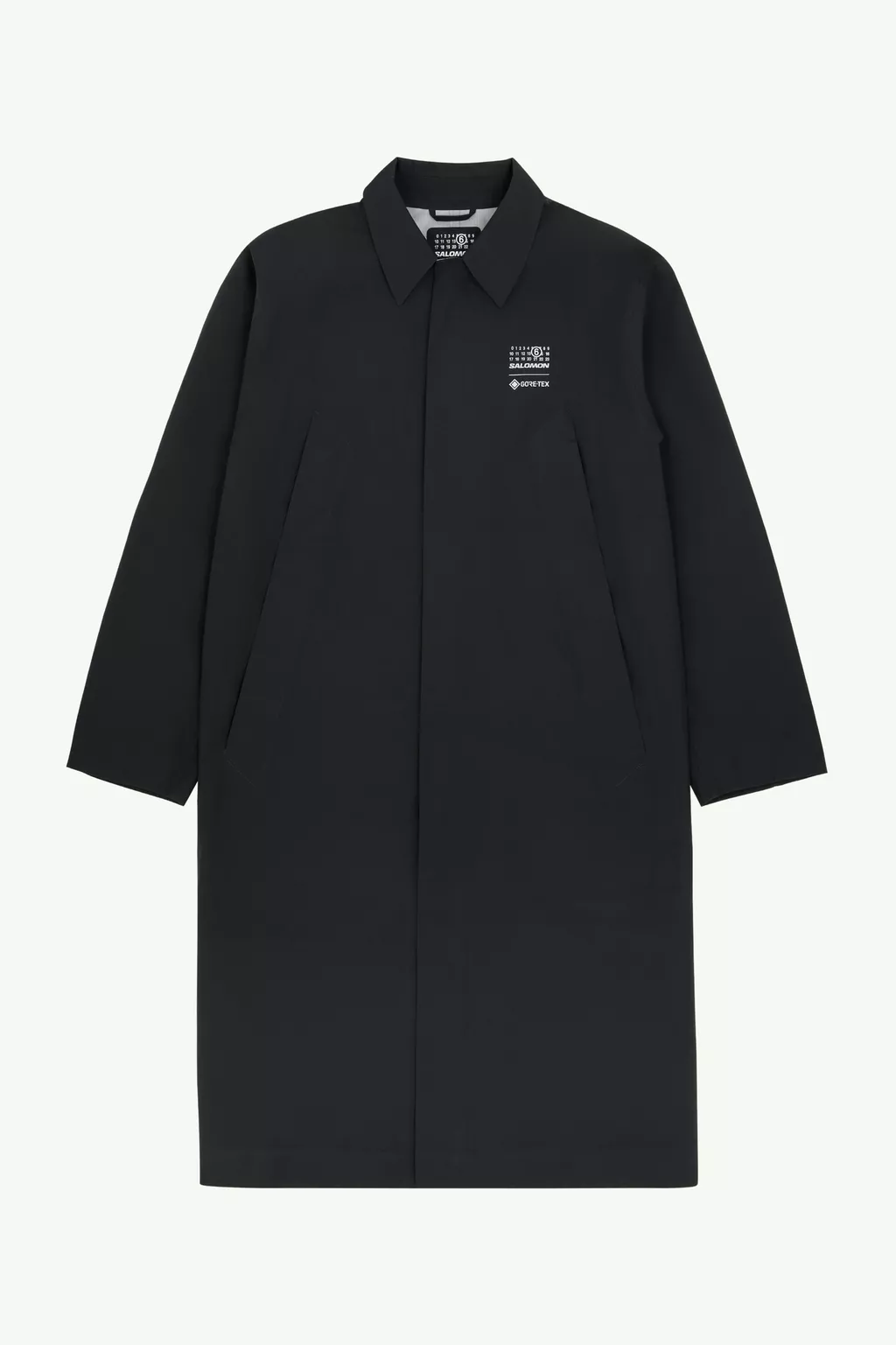 MM6 × SALOMON トレンチコート XS GORE-TEX Black MM6 x Salomon GORE-TEX Trench coat | MM6 Official