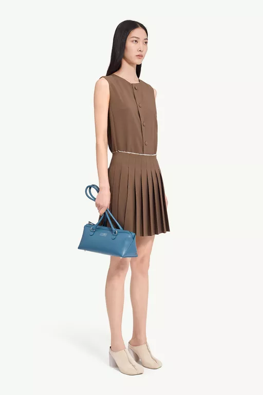 Wool blend mini skirt - Mini Skirt
