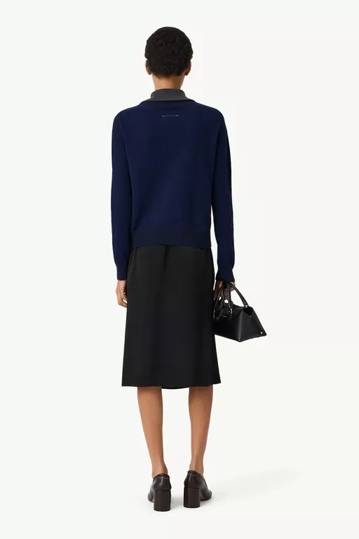 Multi neckline knit jumper - Knitwear