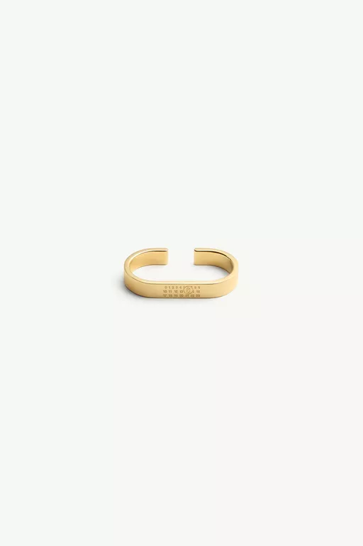 Gold double numeric ring - Rings