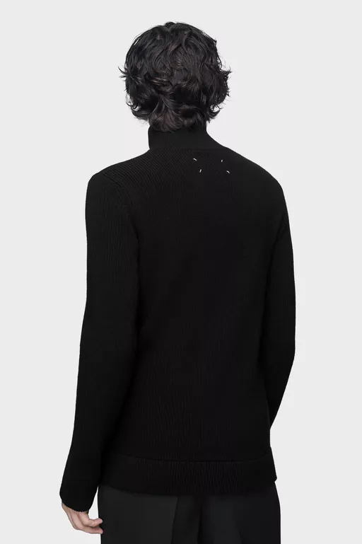Knit zip-up cardigan - Knitwear
