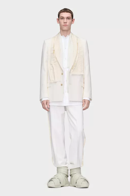 Scarf Tailored Shirt - Shirts