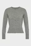 Grey - Wool cardigan