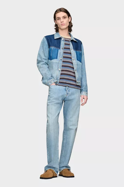 Striped Wool Crewneck Sweater - Knitwear