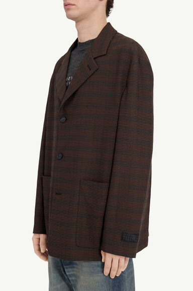 Checked blazer - Jackets - Image 4
