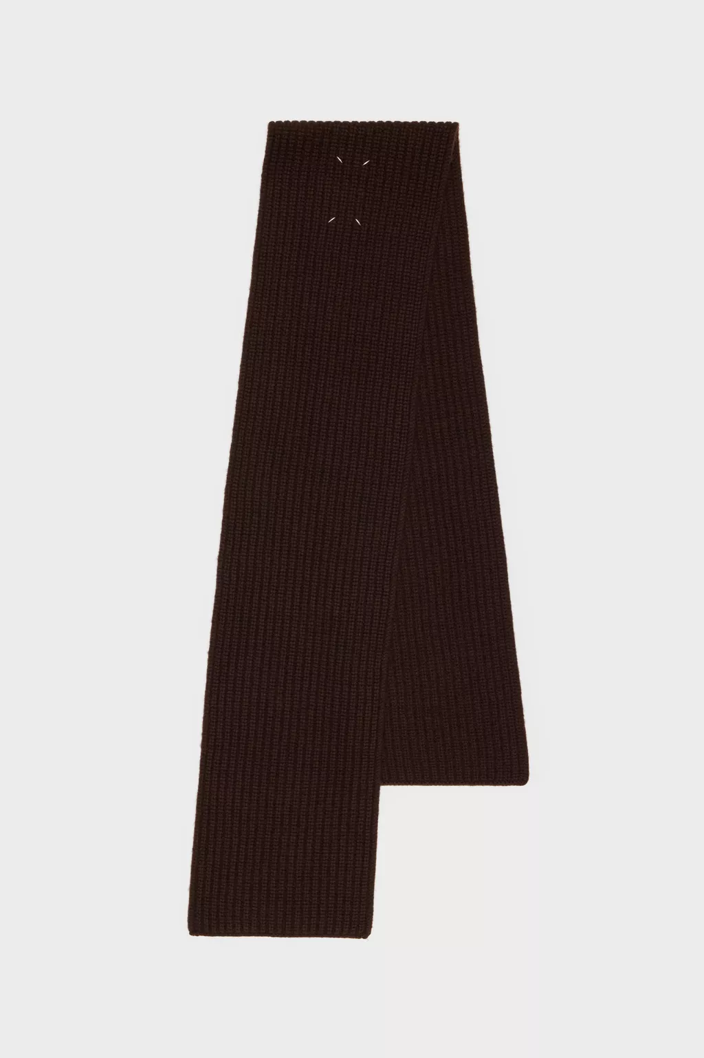 Men's Brown Cashmere Scarf | Maison Margiela