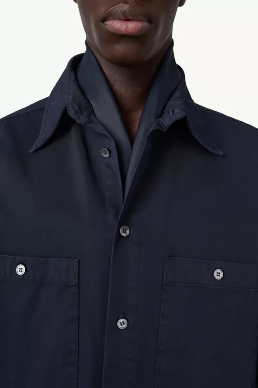 Two-pocket overdyed shirt - Shirts