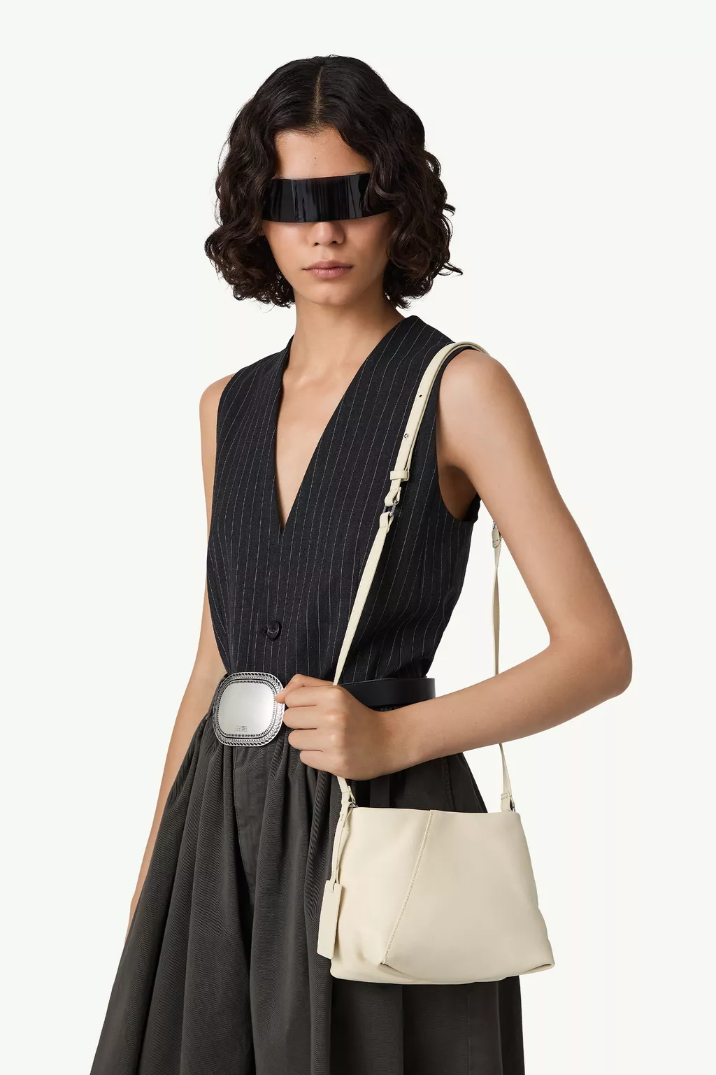 Brown Japanese shoulder bag | MM6 Official