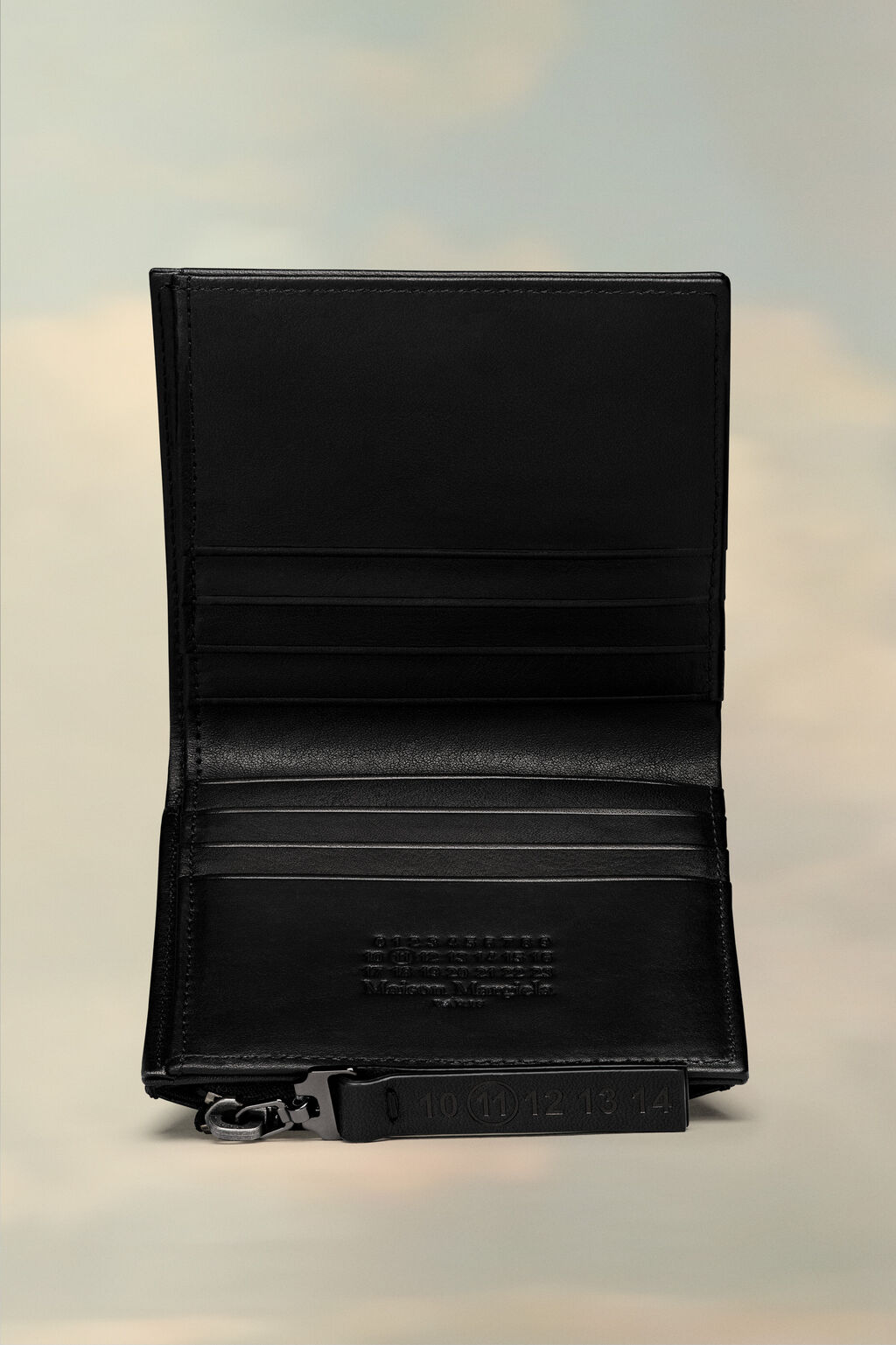메종마르지엘라 접힌 가죽 지갑 S35UI0507P1959T8013