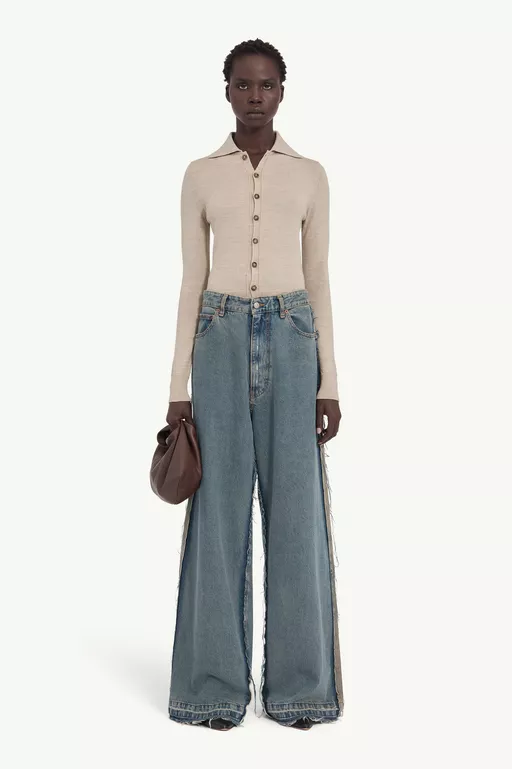 Wide-leg jeans - Denim