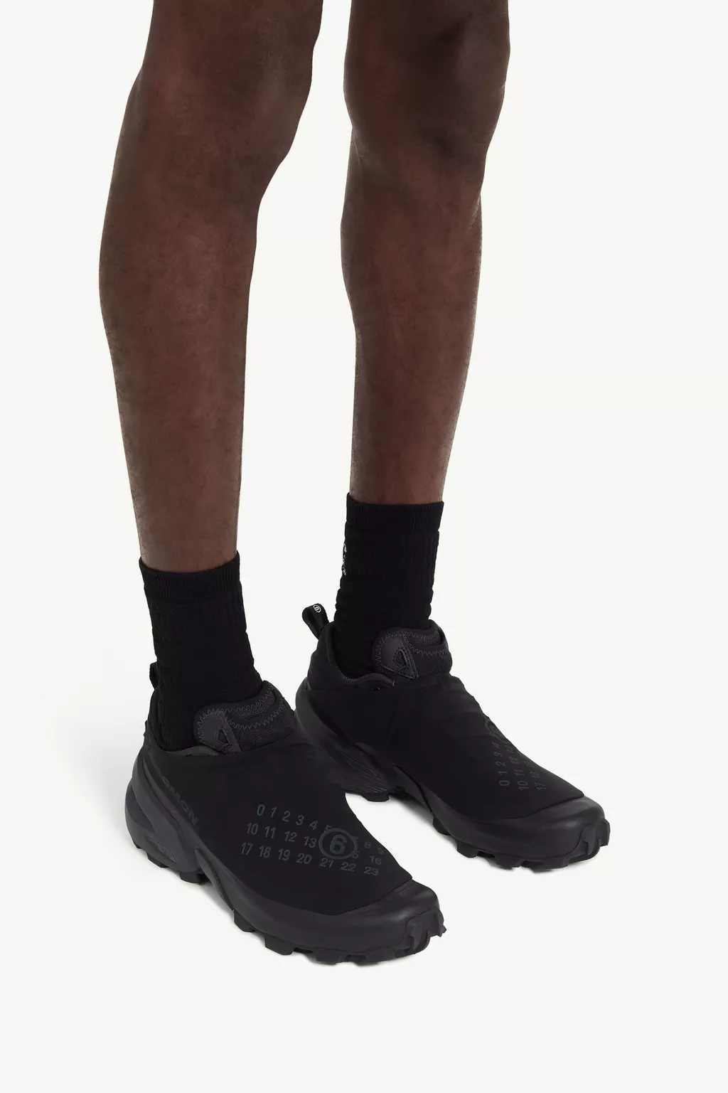 Black MM6 x Salomon Cross Dust sneaker | MM6 Official