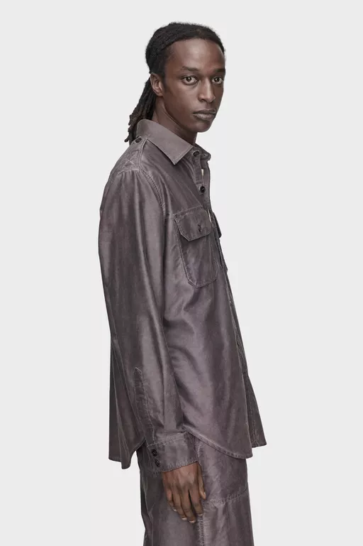 Double-Dyed Workwear Shirt - Long-sleeved Shirt