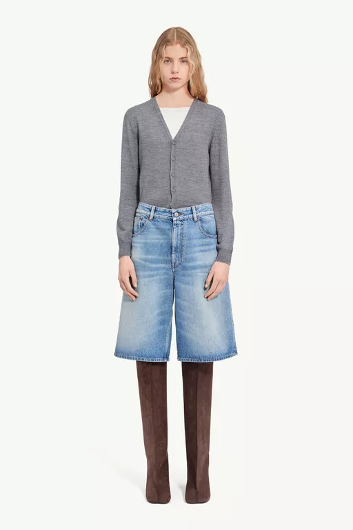 Denim bermuda shorts - Shorts