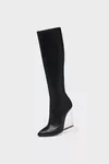 Noir - Tabi Claw Plexi Long Boots