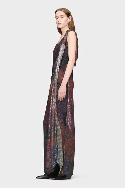 Sequined Maxi Dress - Maxi Dress