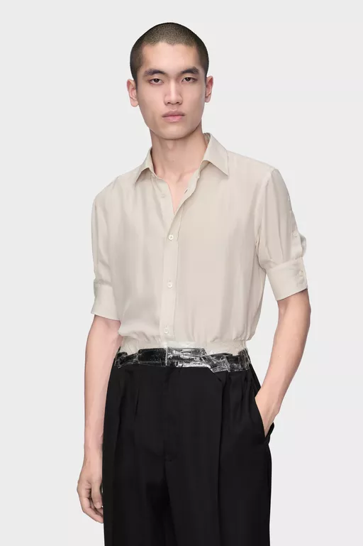 Silk Shirt - Short-sleeved Shirt