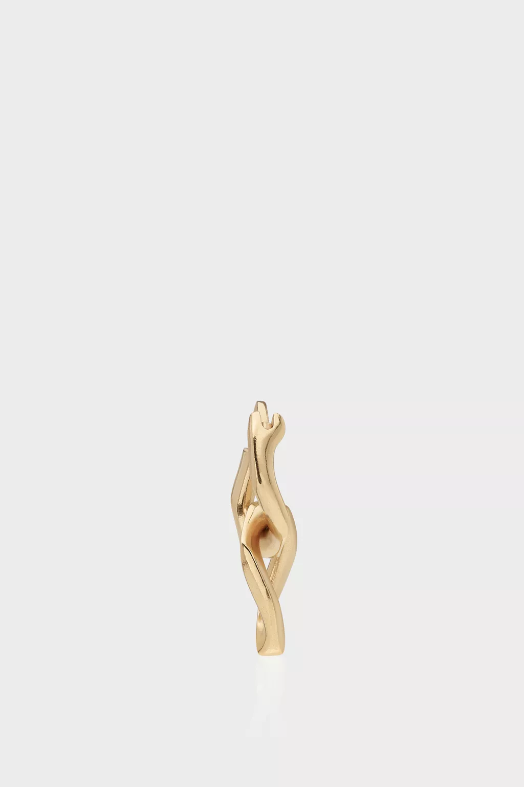 Maison Margiela マイヨンピアス ダブルカーブリンク 両耳用 マイヨン ピアス ダブルカーブリンク イエロー | Maison Margiela公式
