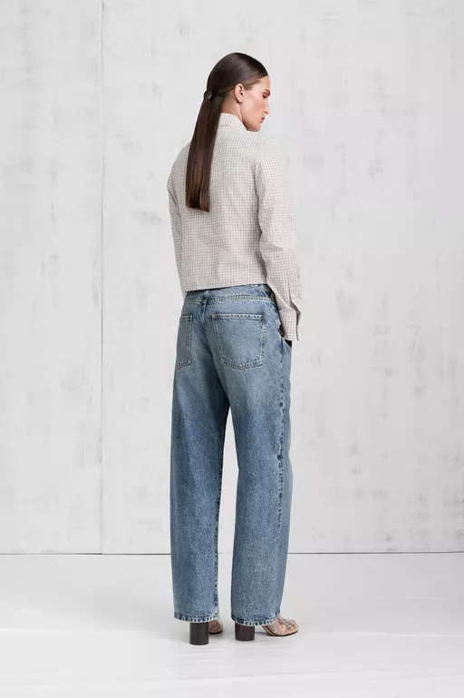 Pocket Square Jeans - Denim