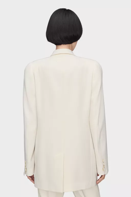 Wool Double-Breasted Blazer - Jackets