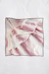 Rosa - Seidenschal mit Porzelanprint