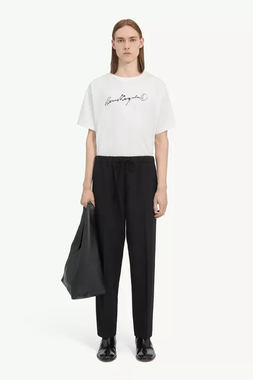 Wool blend trousers - Pants