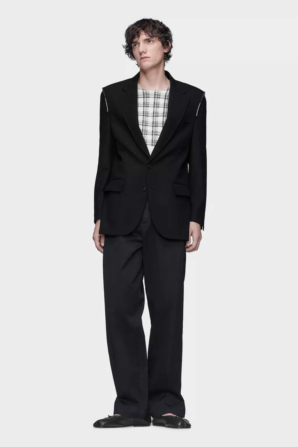 MaisonMargiela マルジェラ ワイドレッグトラウザー パンツ 44 S50KA0707_M35699_900_S.webp?sw