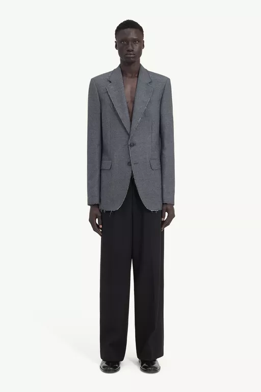 Tailored wool suit jacket - Jackets