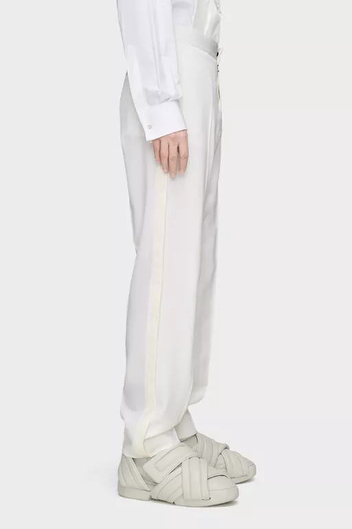 Wool Tuxedo Trousers - Pants